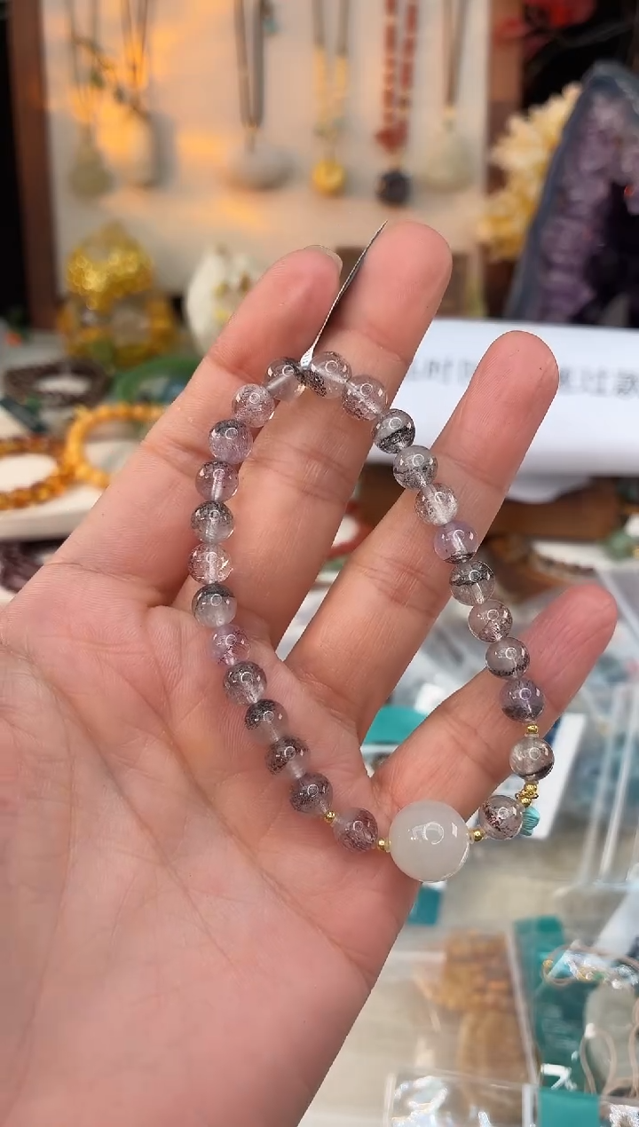 18K金镶嵌手链水晶@@F921B018138