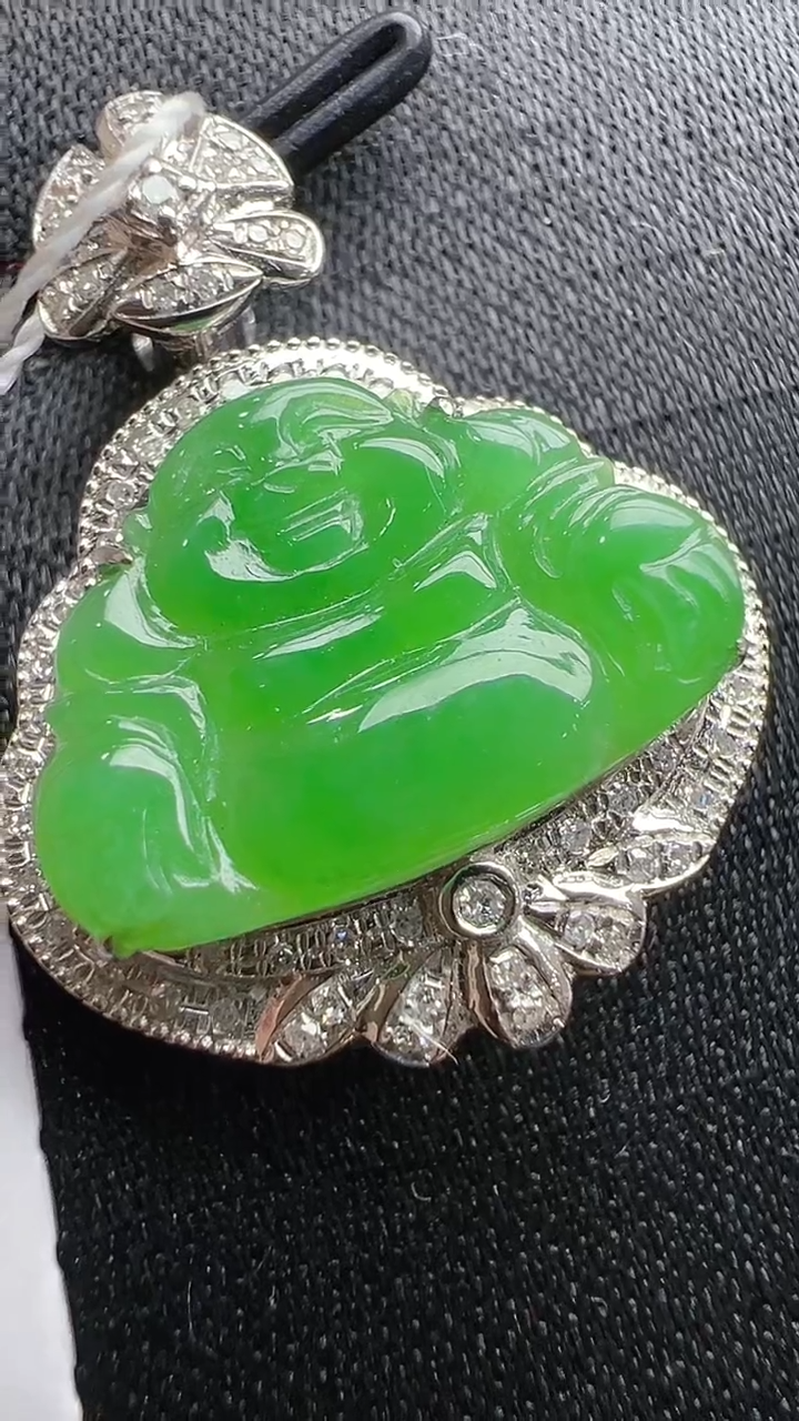 【闪购商品】翡翠吊坠(不含链)18K金镶嵌多样性团购发一件