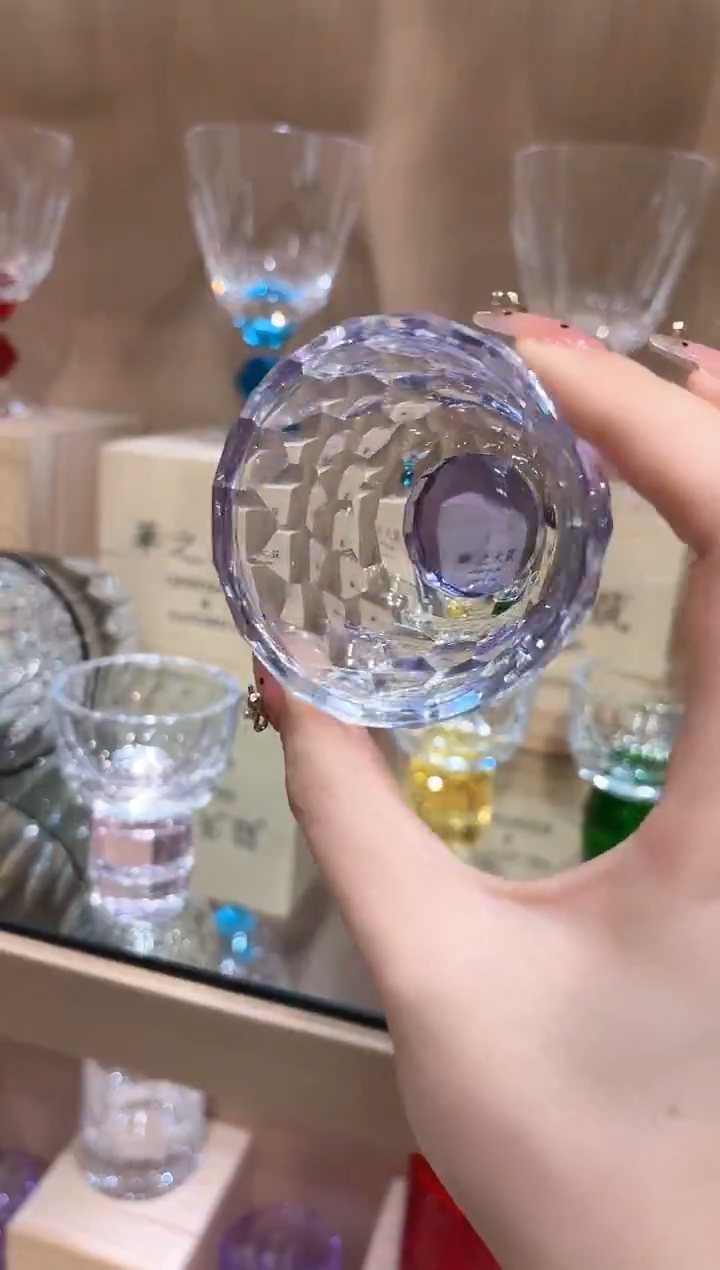 闪烁茶杯 买一送一 紫色