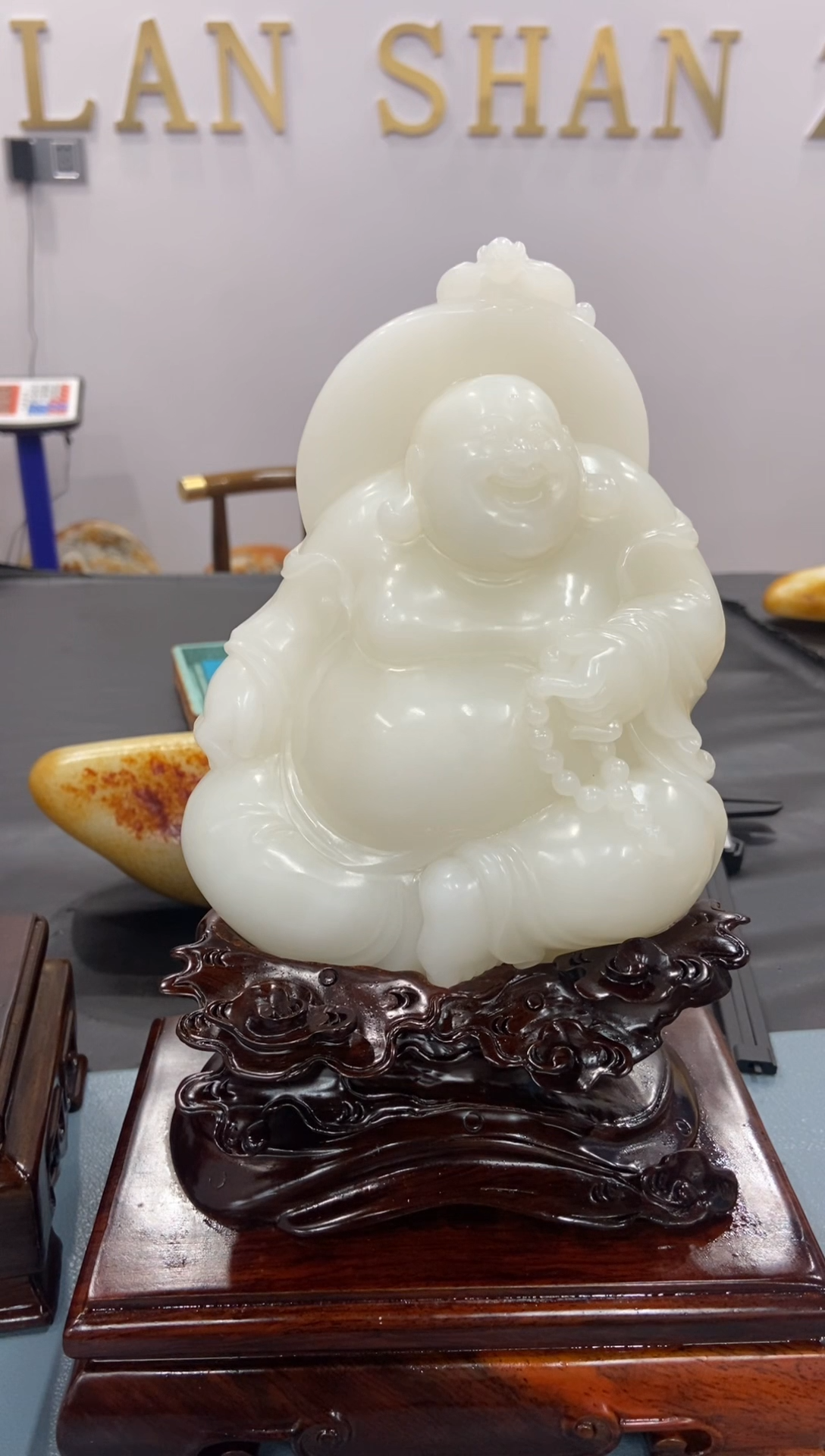 和田玉未镶嵌摆件1