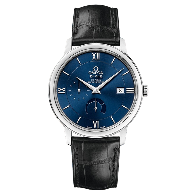 99新 Omega/欧米茄 碟飞/424.13.40.21.03.001/40mm/蓝盘动储男表