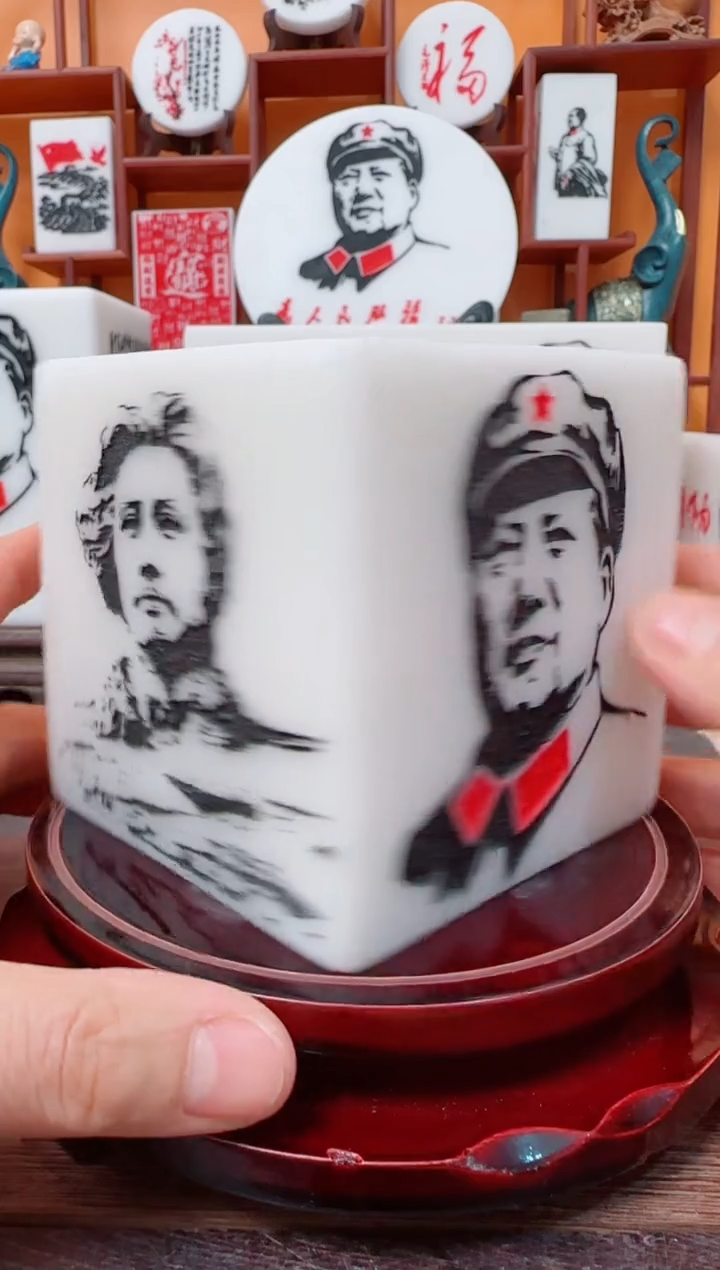 石材精品摆件9×9×9带底座