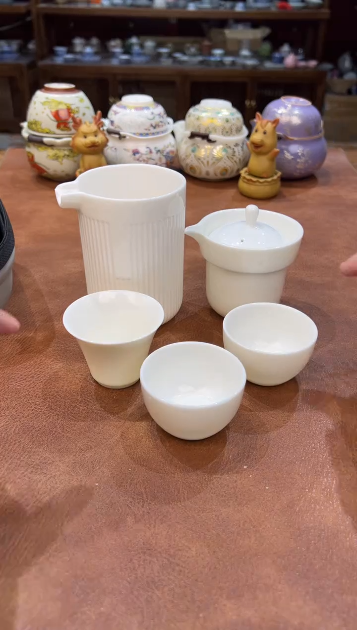 真的很便宜会开片的旅行茶具