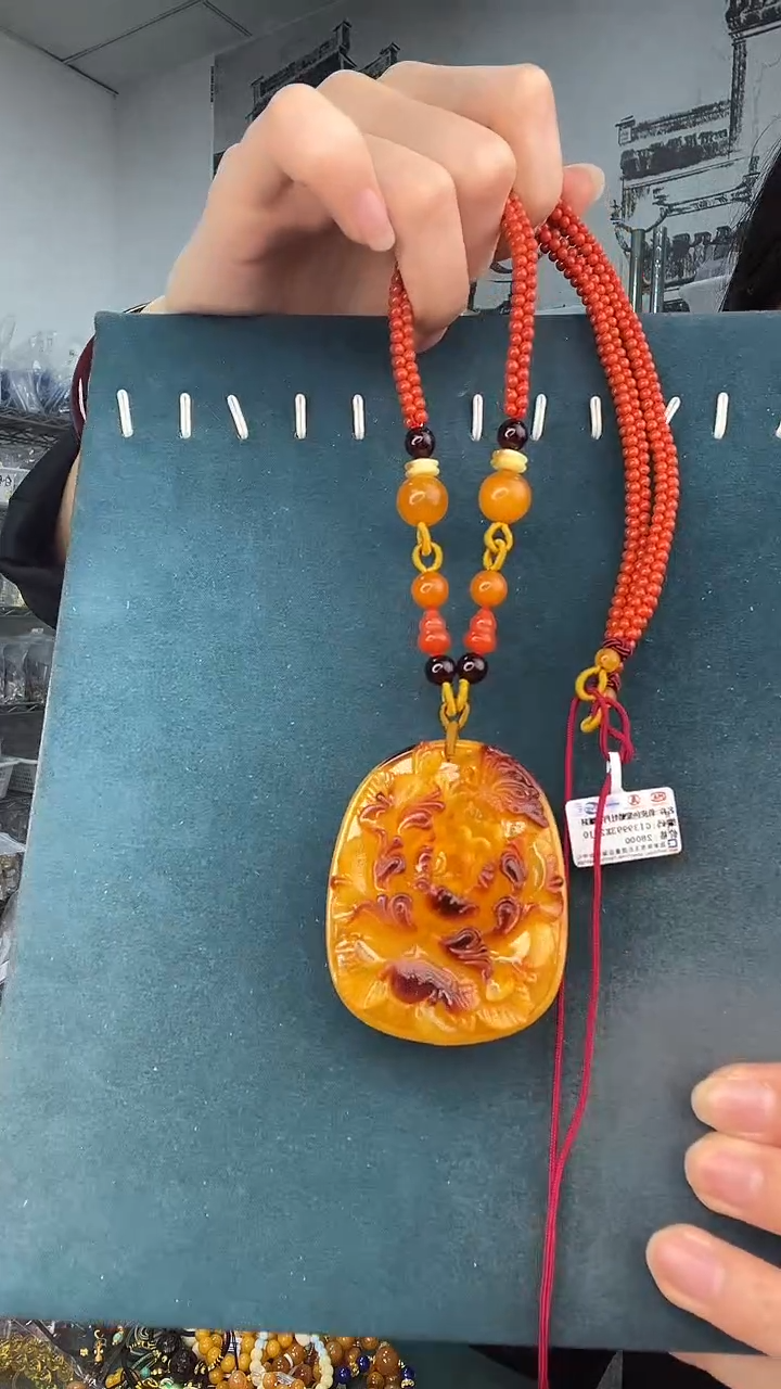 裸石琥珀未镶嵌似****.天然蜜蜡G3583