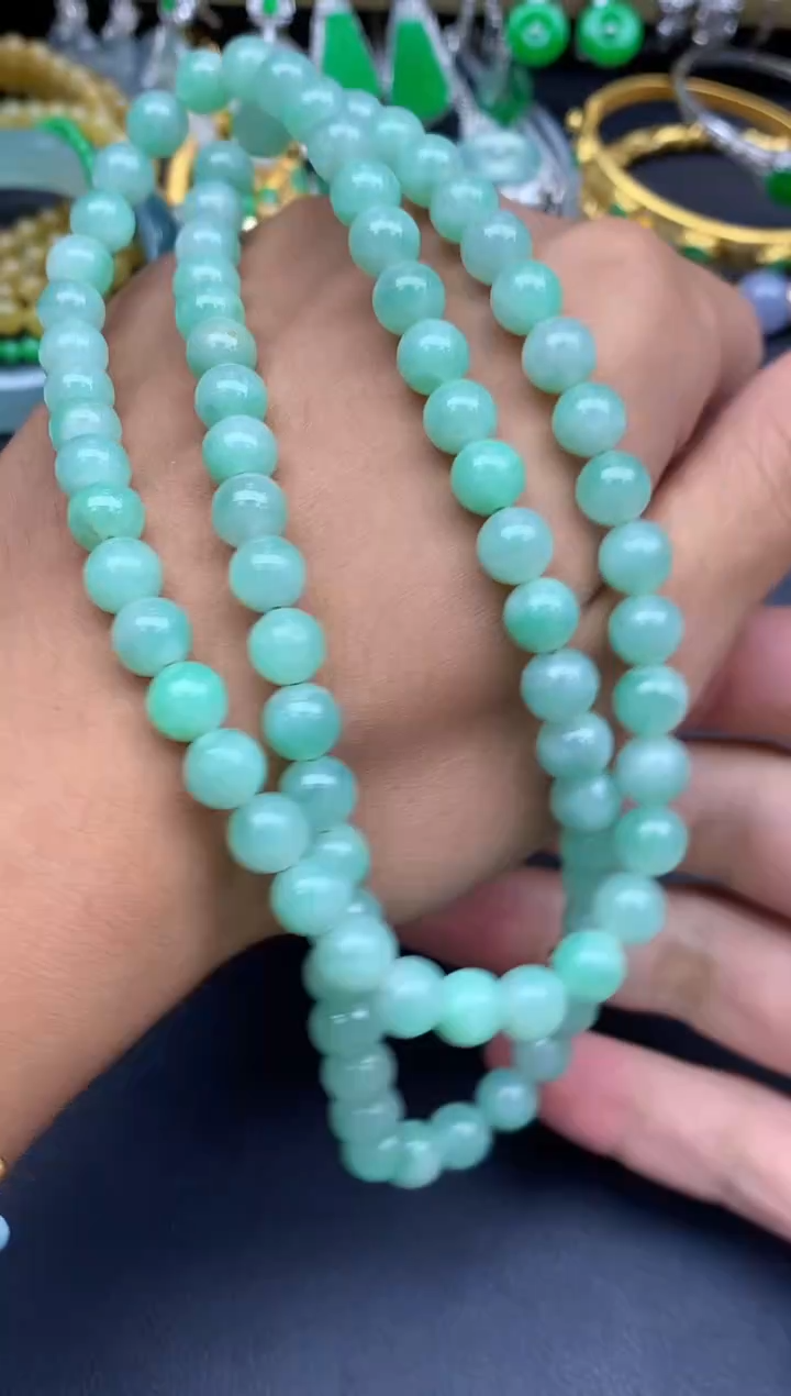 未镶嵌手链翡翠94-春日珠宝