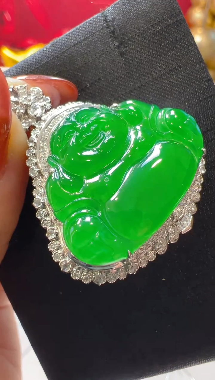 【闪购商品】翡翠吊坠(不含链)18K金镶嵌多样性团购发一件