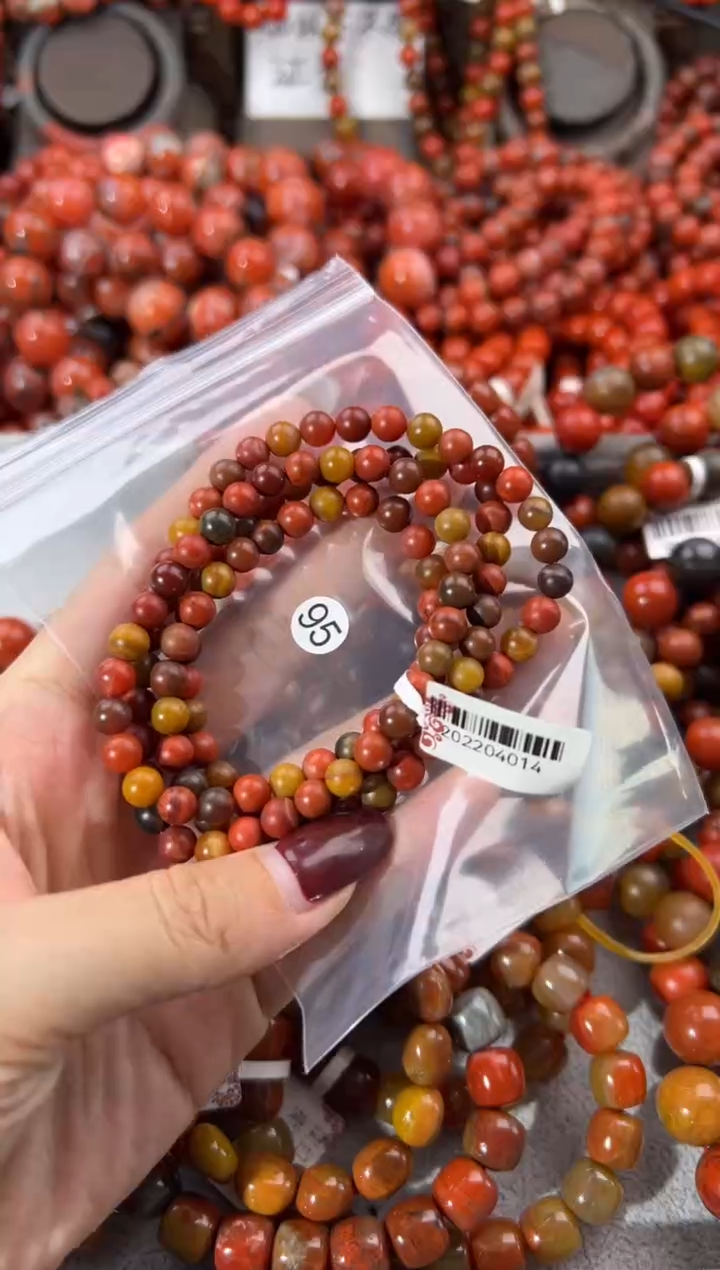 未镶嵌手串南红玛瑙6+