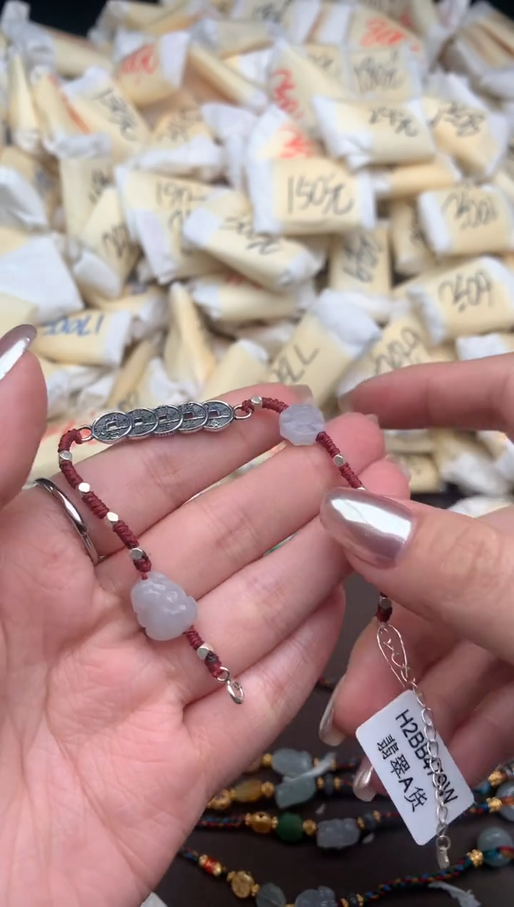 【闪购商品】翡翠手绳银S925镶嵌一