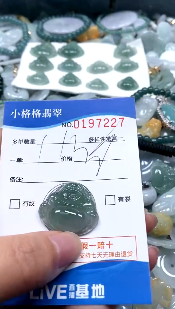 【闪购商品】翡翠颈饰未镶嵌闪购商品0197227