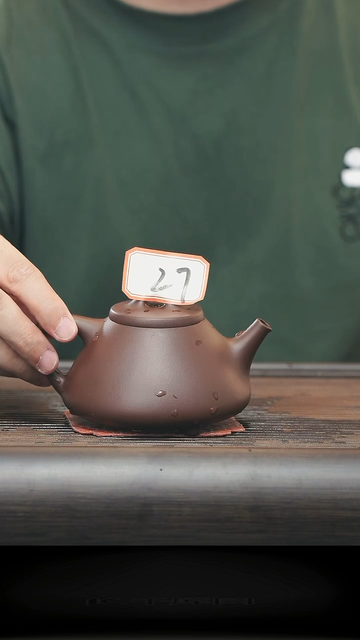 茶壶紫砂27号全手工制作紫砂壶