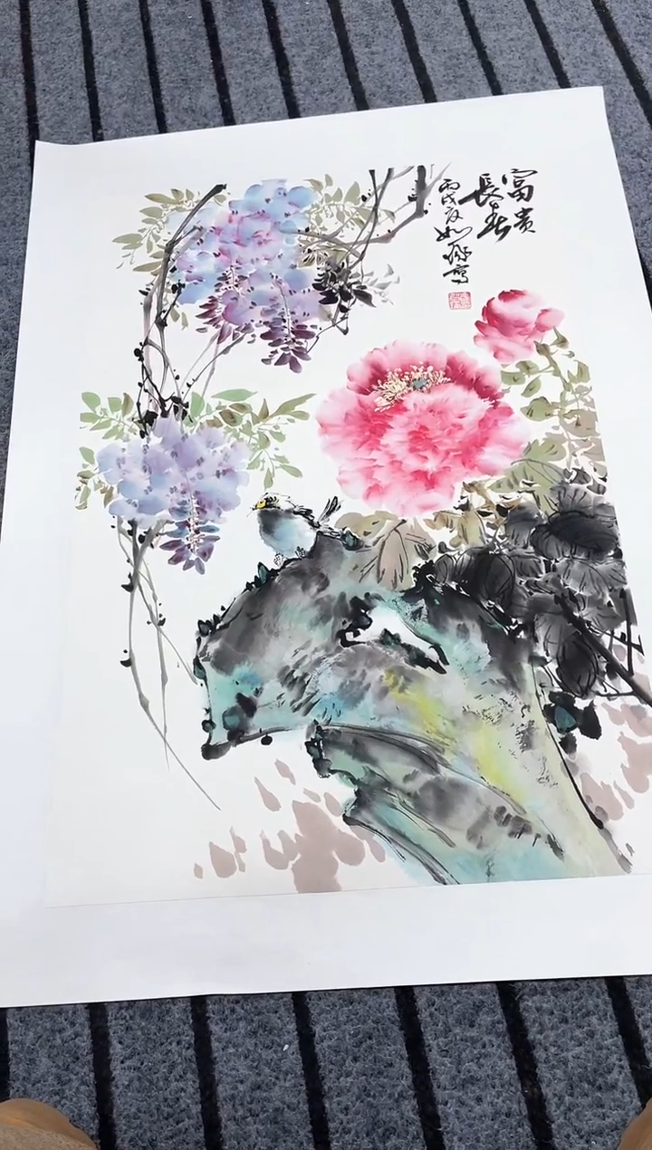 精品国画花鸟作品