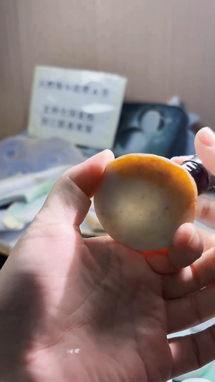 翡翠未镶嵌颈饰翡翠A货 姜谭868