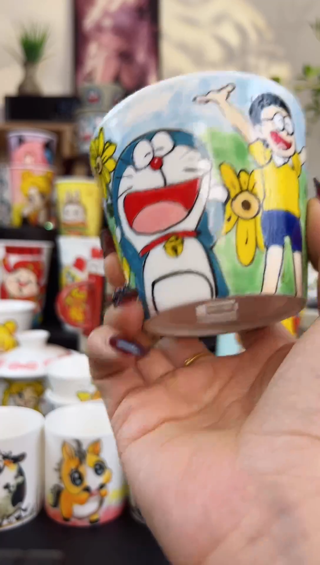 【闪购商品】摆件笙笙漫 手工手工陶瓷杯杯