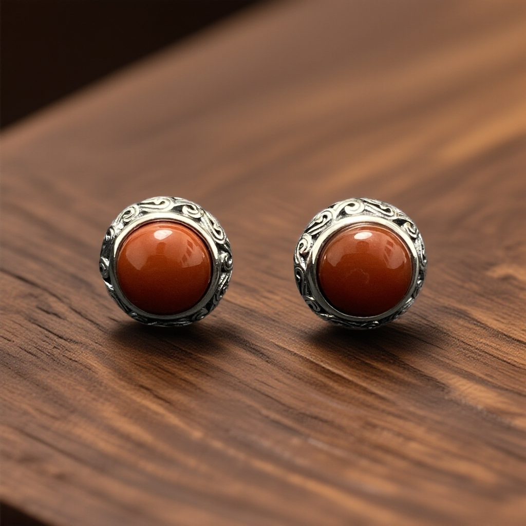 925银耳饰 民族风耳扣耳饰 ES00935