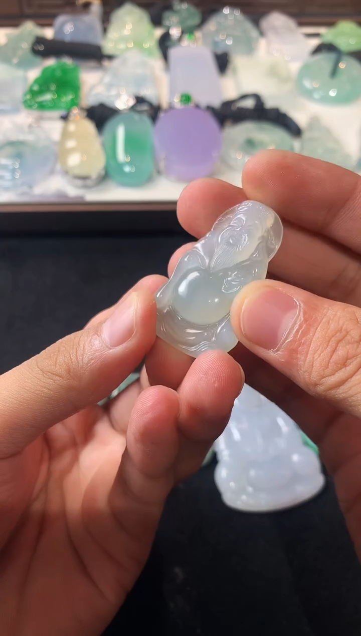 未镶嵌定制翡翠磊***9   4048毛货不退不换