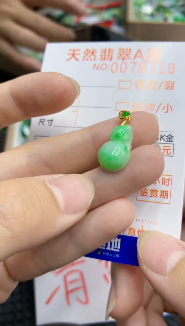 翡翠未镶嵌颈饰         1