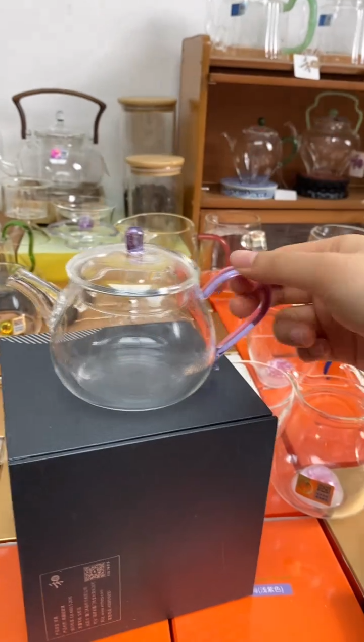 青云壶浅紫色样品微瑕