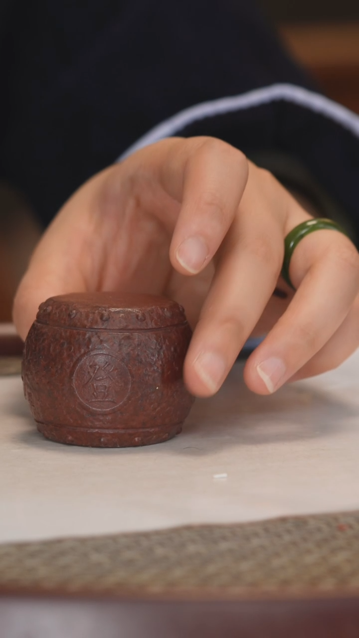 【闪购商品】紫砂茶宠五谷丰登盖置