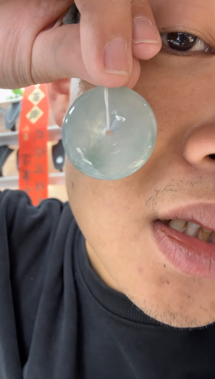 【闪购商品】翡翠颈饰未镶嵌天然翡翠A货孤品一件