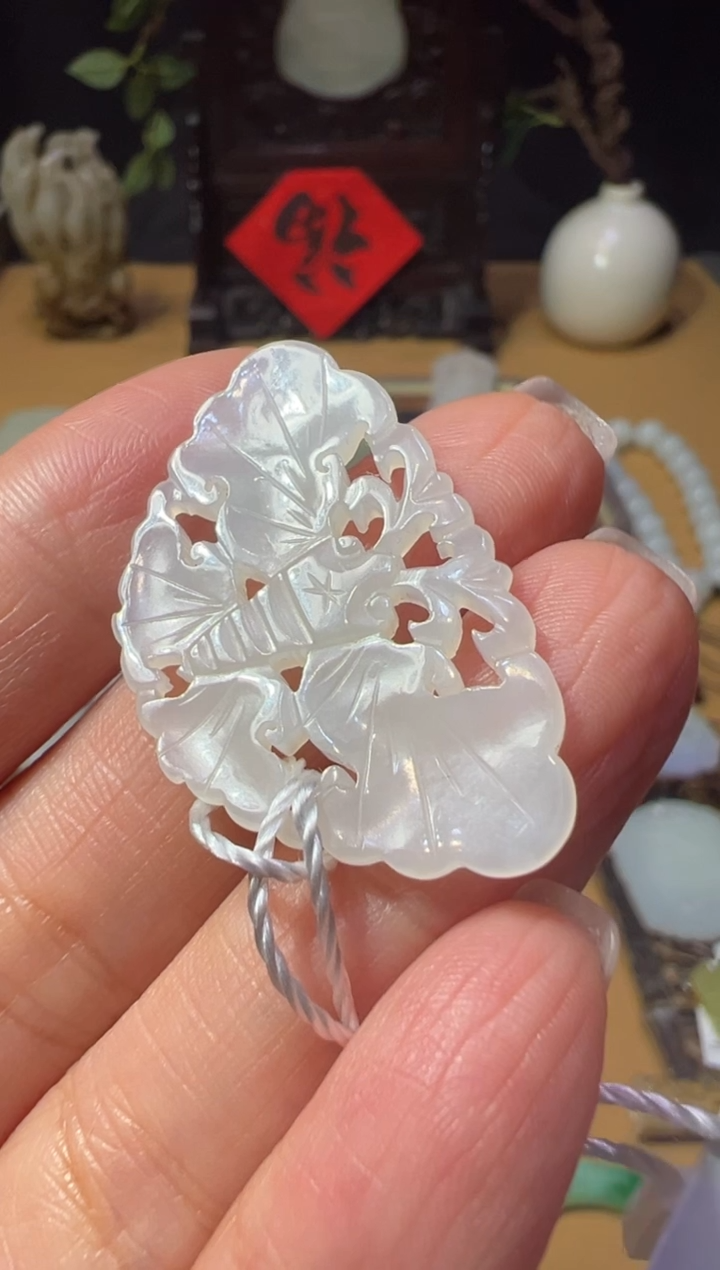 【闪购商品】和田玉XHM-636-5  蝴蝶佩