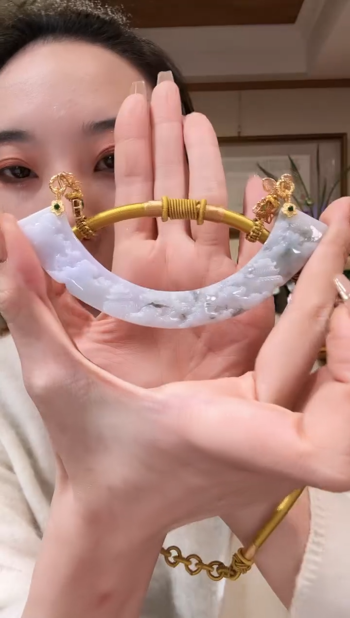 【闪购商品】翡翠颈饰未镶嵌国风