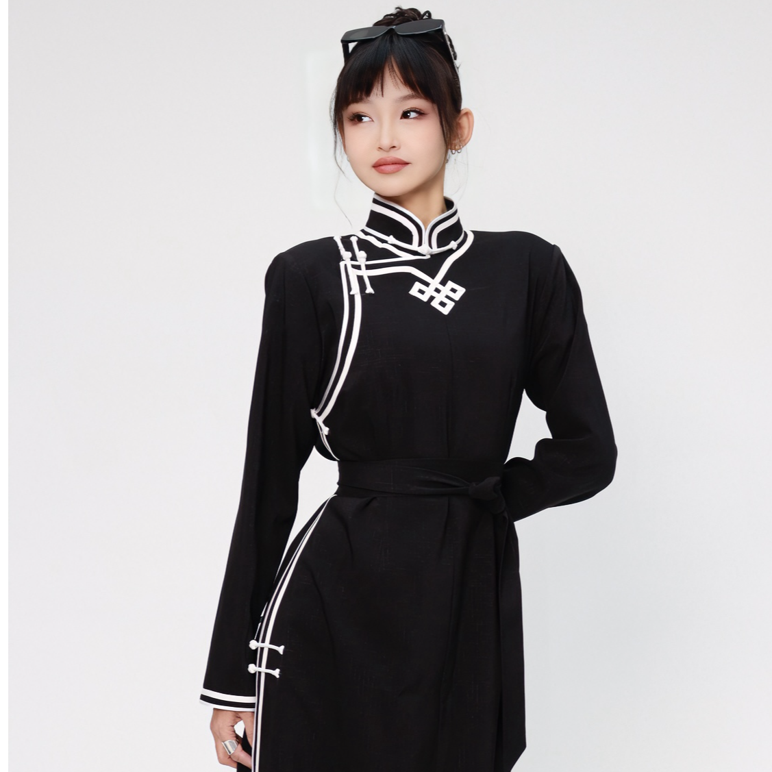 【黛尔玛精品服饰1】夏季新款气质女士传统民族风连衣裙Z3116