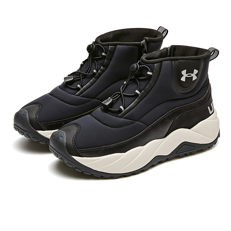 安德玛儿童加绒保暖高帮冬季户外休闲雪地靴2541855DB