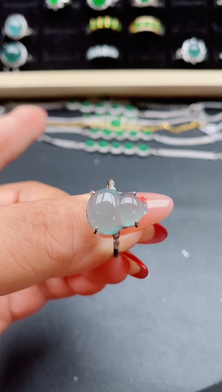 【闪购商品】翡翠戒指银S925镶嵌321321