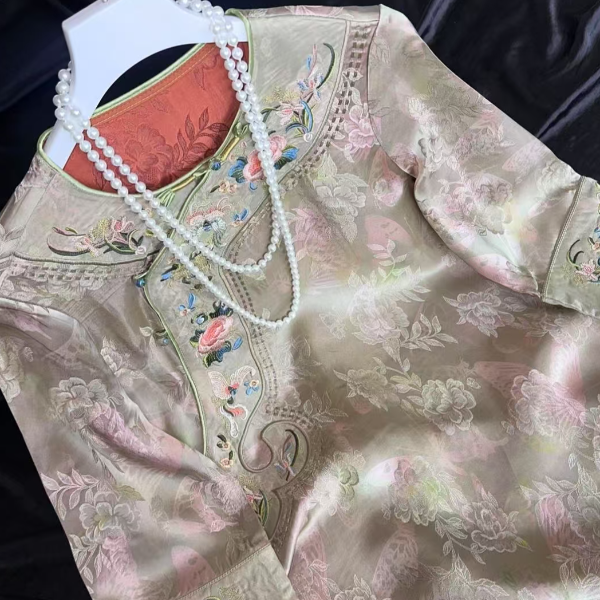 2025重磅夏季国风新款新中式连衣裙-2025B0019安和