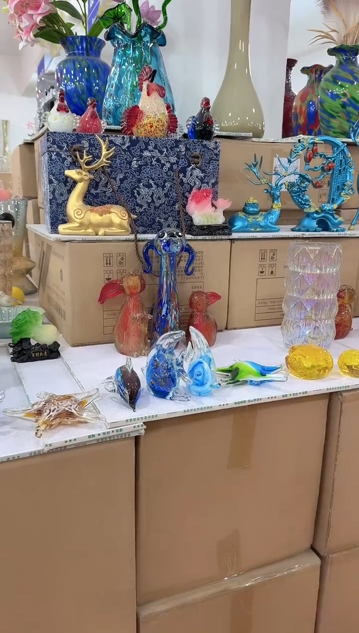 【闪购商品】无铅玻璃美全花器-m-早25 随机发