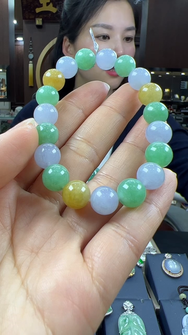 【闪购商品】翡翠挂件未镶嵌手串