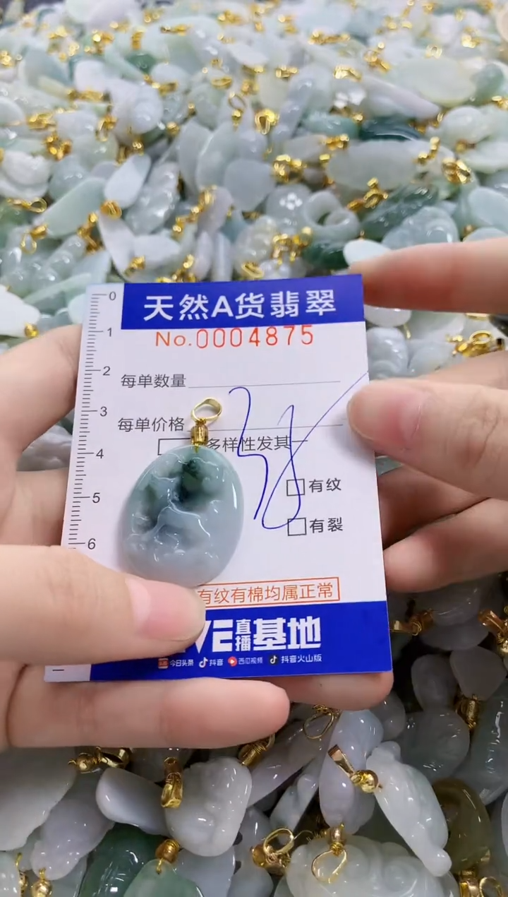 颈饰未镶嵌翡翠天然A货翡翠