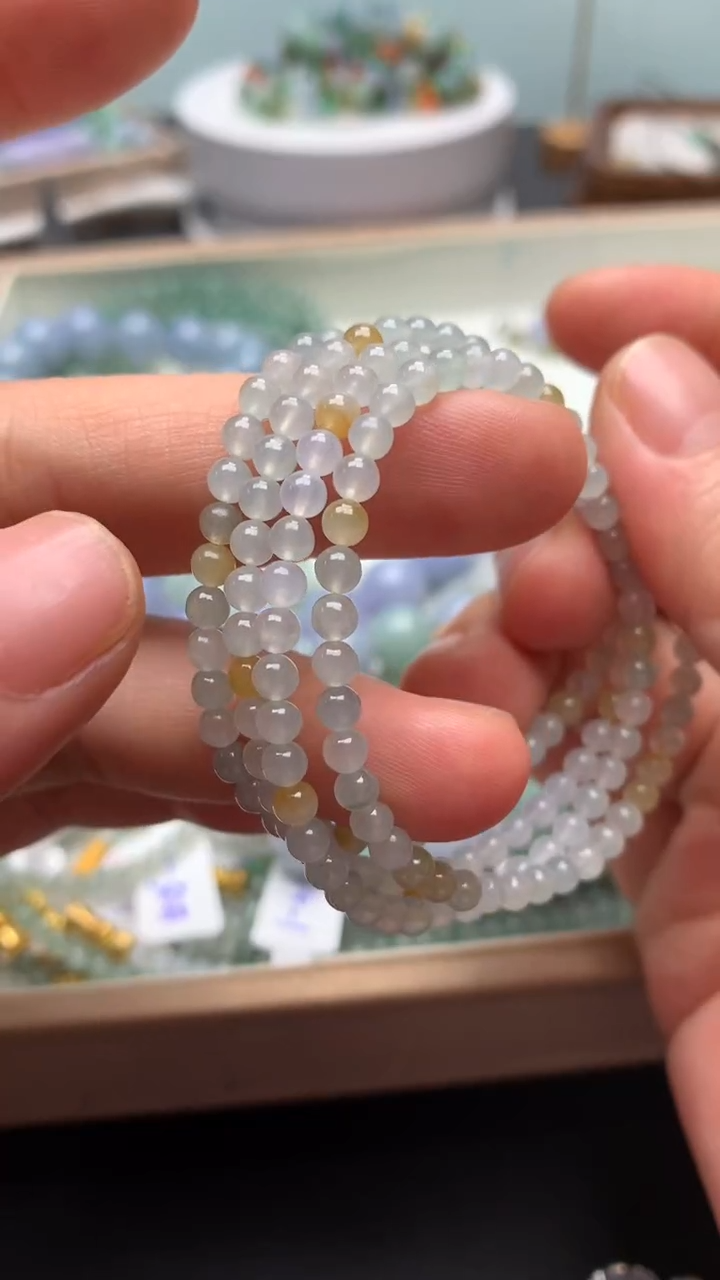 【闪购商品】翡翠手串未镶嵌翡翠珠珠长串