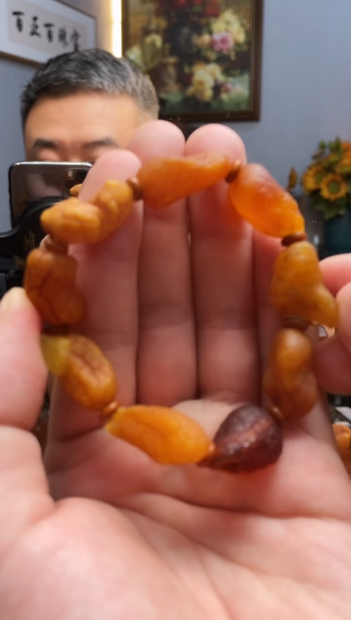 手链琥珀未镶嵌手串