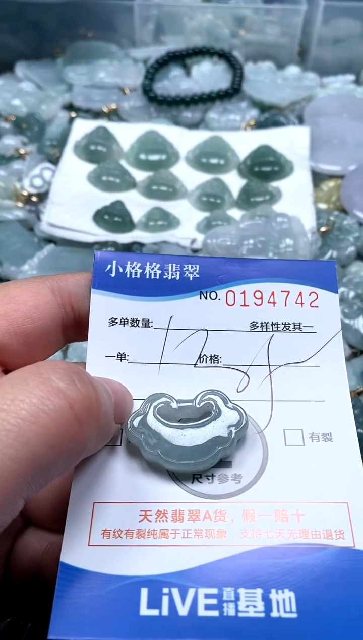 【闪购商品】翡翠颈饰未镶嵌闪购商品0194742