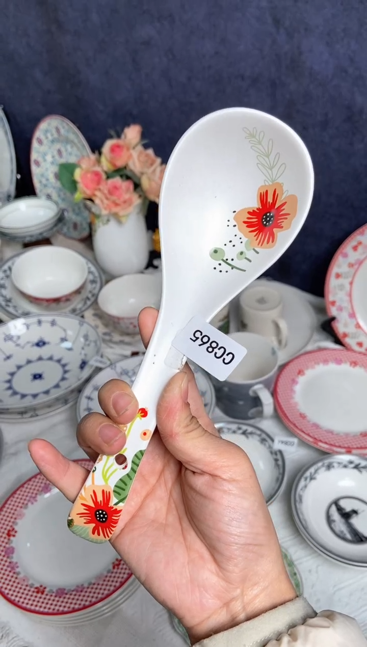 【闪购商品】瓷片陶瓷原单CC865餐具1个