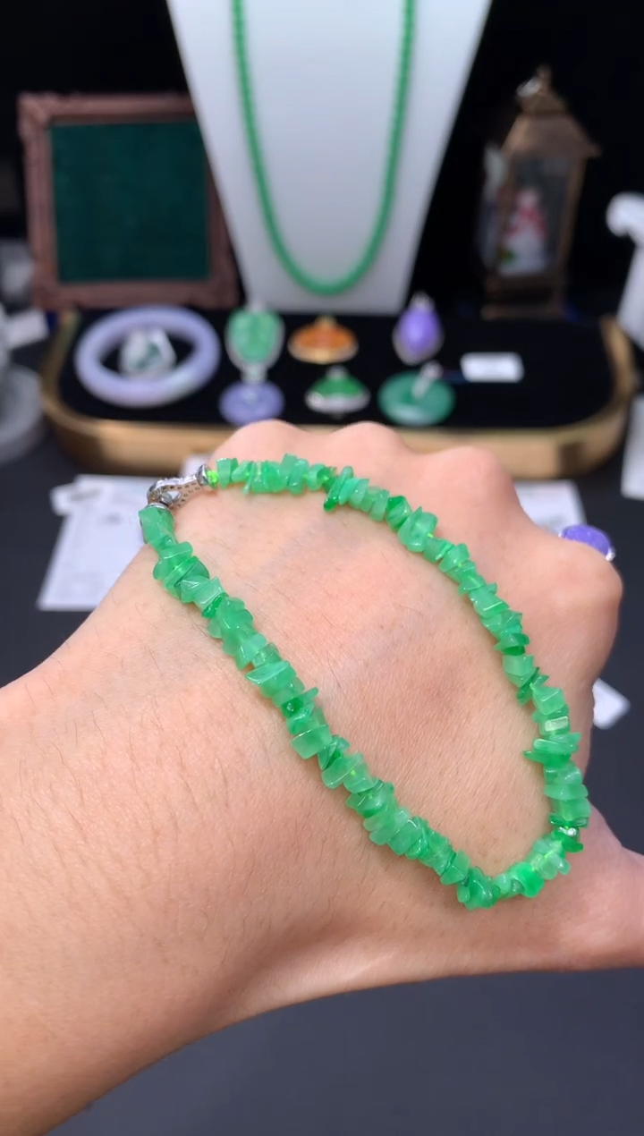 未镶嵌定制翡翠雨**深48小时鉴赏期 退货不扣服务费