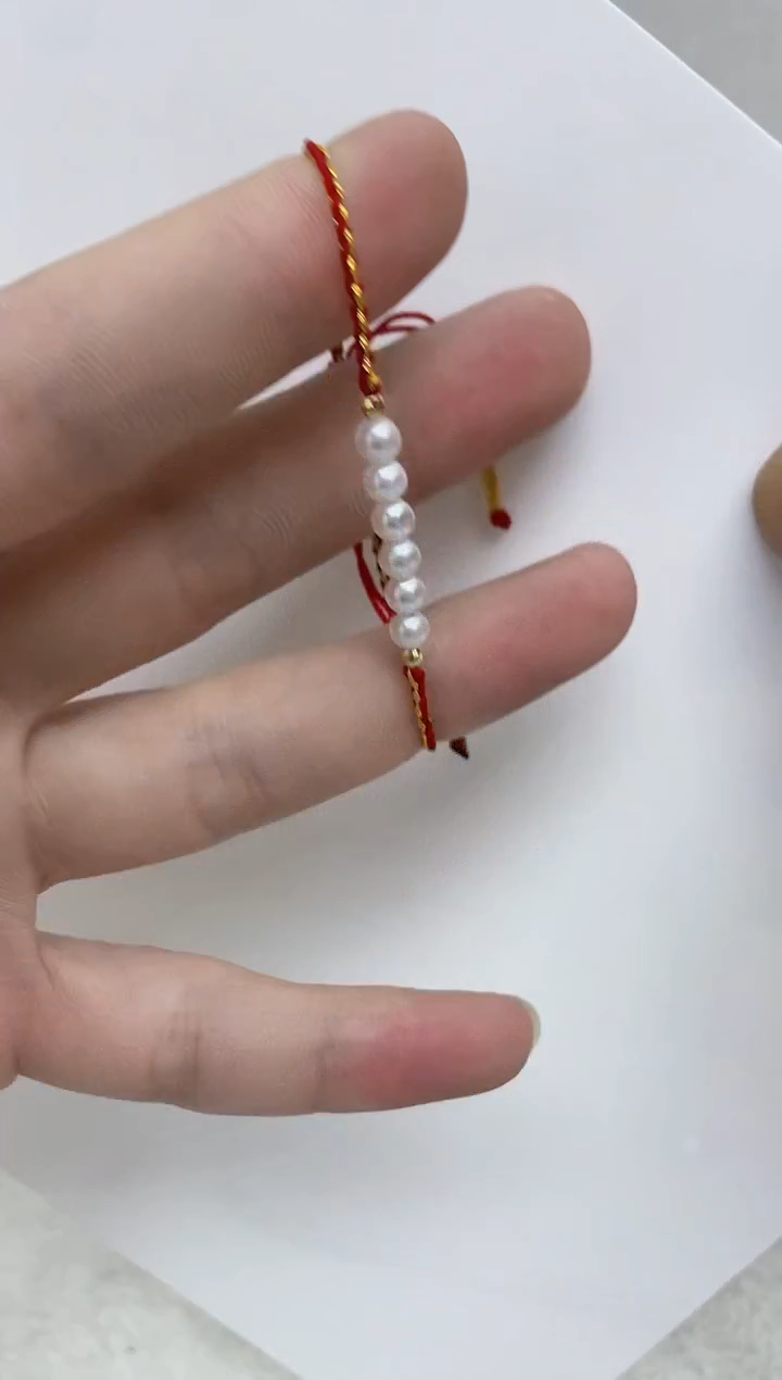 银S925镶嵌手链淡水珍珠  