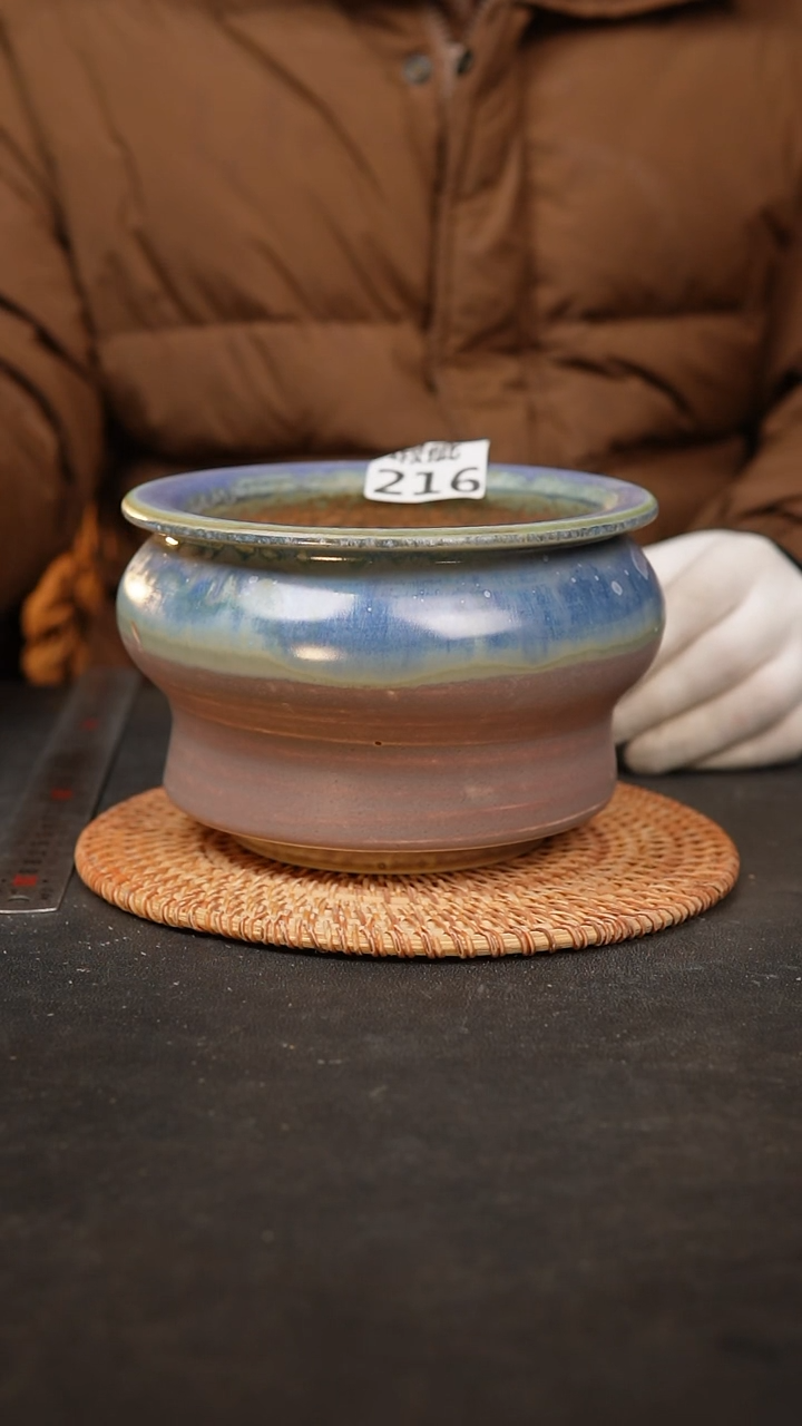 【闪购商品】瓷片216泥泥手工花盆