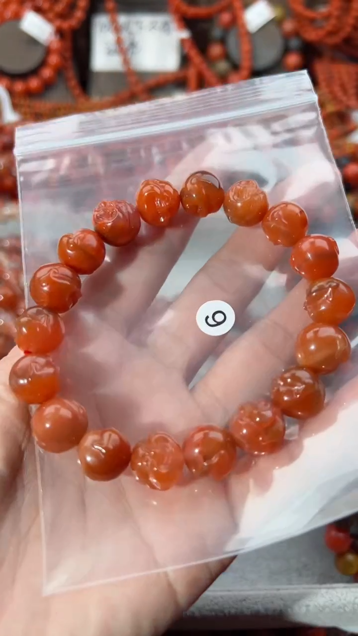 【闪购商品】南红玛瑙手串未镶嵌12
