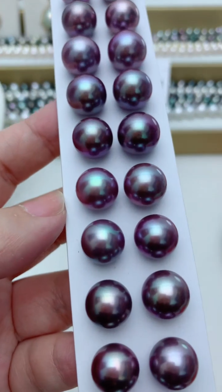 【闪购商品】淡水珍珠耳饰银S925镶嵌q10 多样性发其一