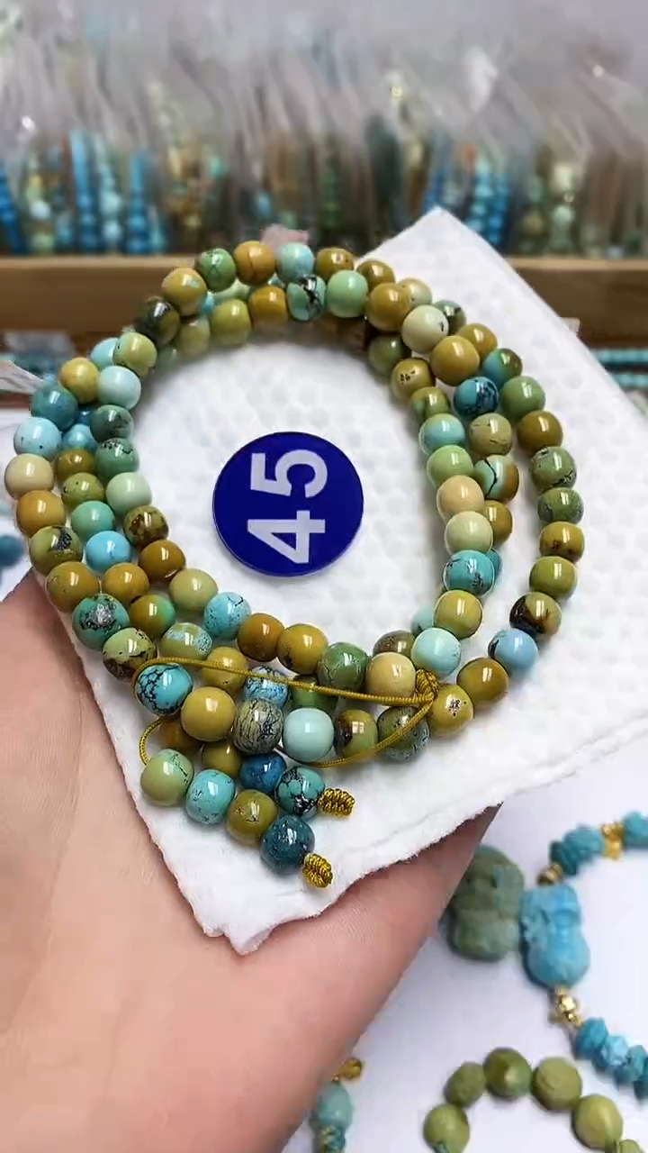 【闪购商品】绿松石多圈未镶嵌45