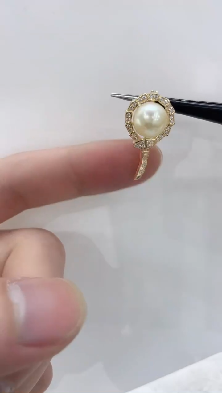 【闪购商品】海水珍珠吊坠(不含链)银S925镶嵌海水珍珠吊坠