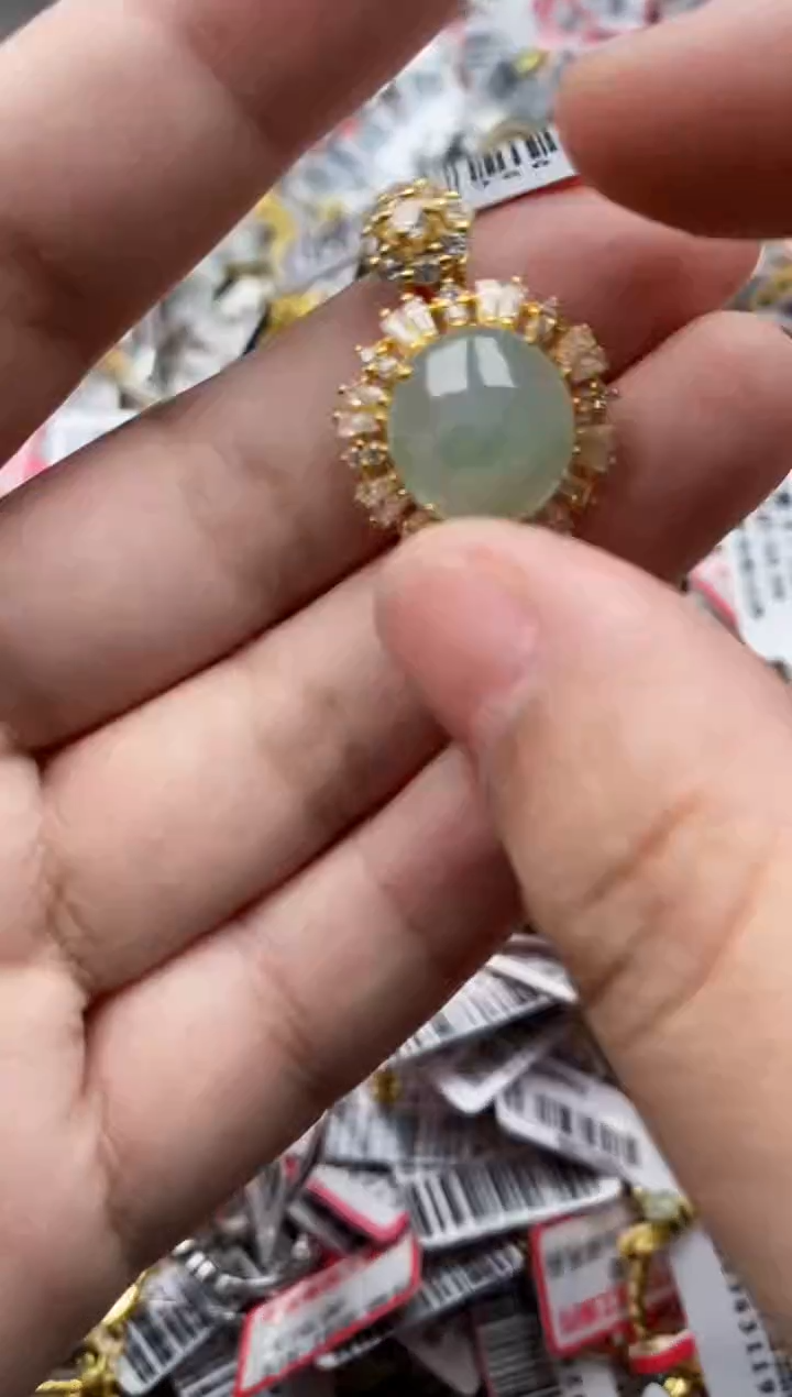 【闪购商品】翡翠戒指银S925镶嵌33333---4