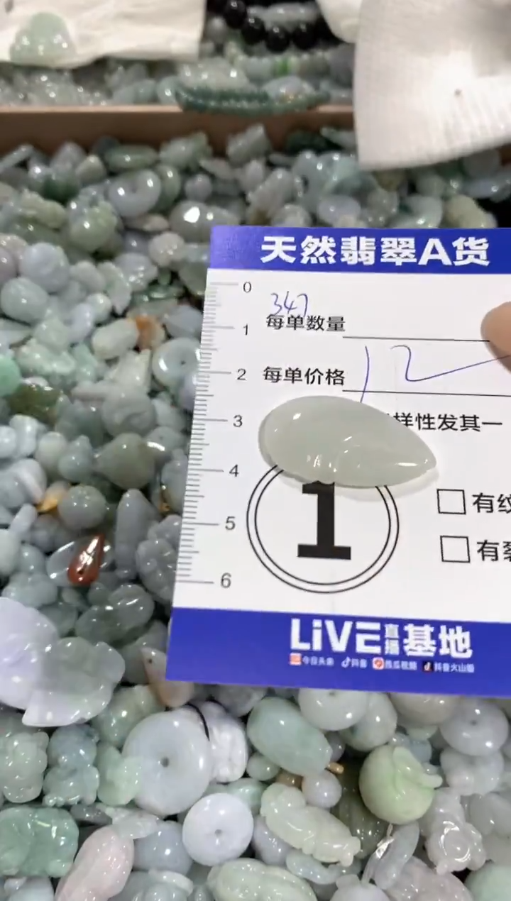 颈饰未镶嵌翡翠天然翡翠A货批量多样性发一件