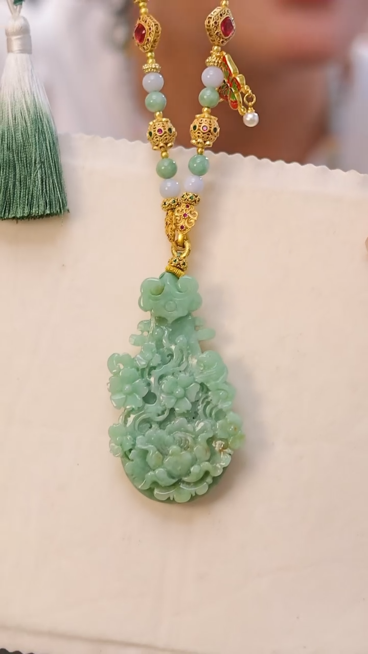 【闪购商品】翡翠颈饰未镶嵌基地发货，一物一拍。