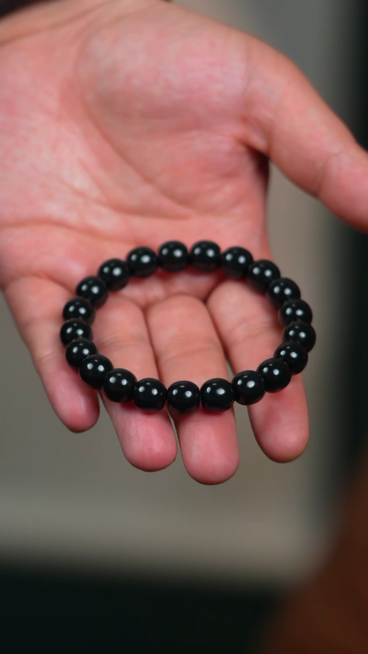 手链未镶嵌和田玉10mm塔青