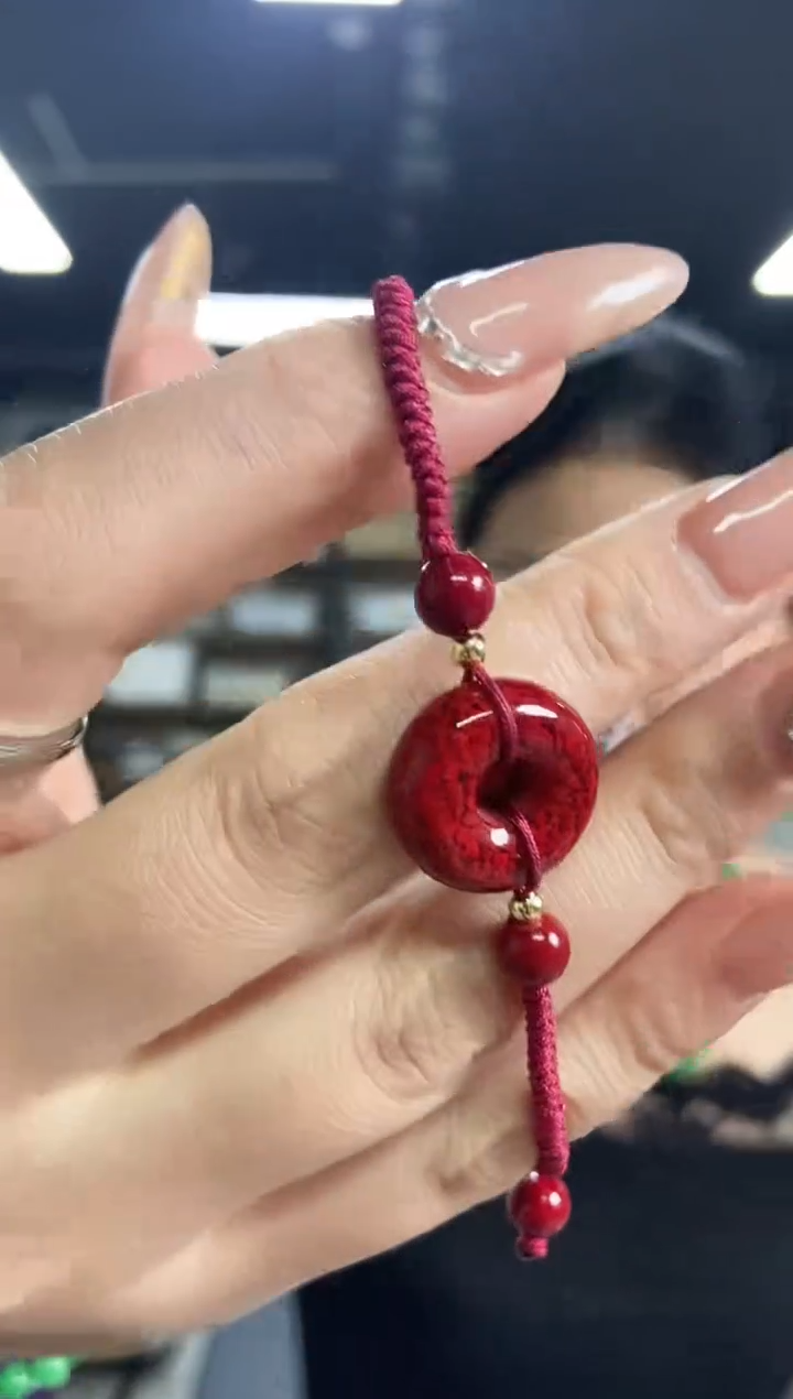 天然辰砂闪购链接多样性发其一颜色微差