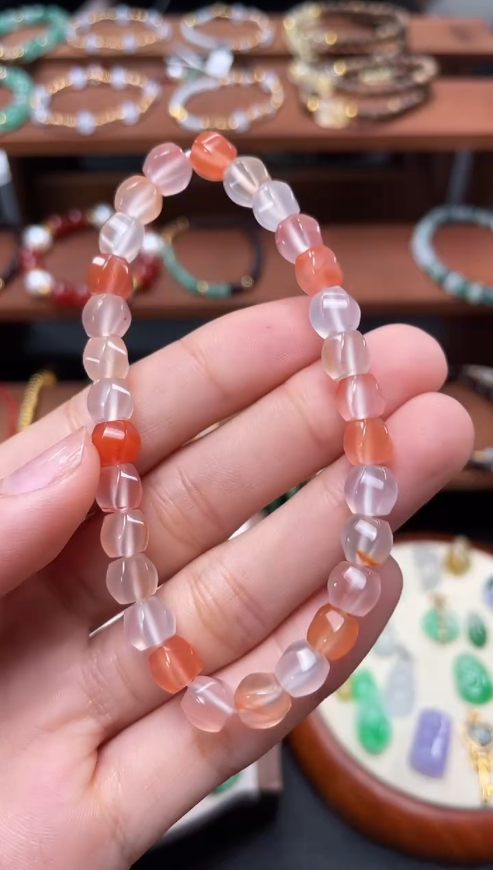 【闪购商品】南红玛瑙手串未镶嵌一个  JK162