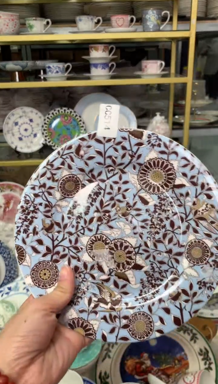 【闪购商品】瓷片CC514陶瓷没有完美无瑕陶瓷1个8寸